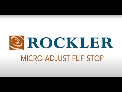 Rockler Micro-Adjust Fence Flip Stop