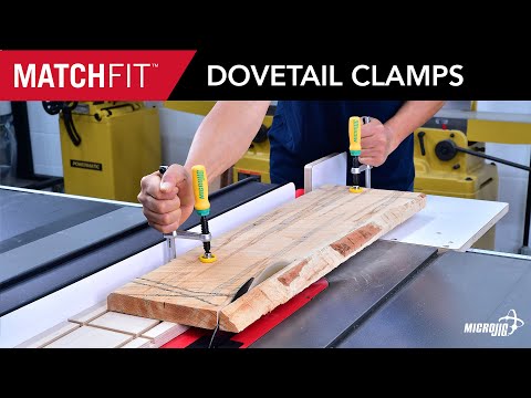 Micro Jig MATCHFIT Dovetail Clamps - Pair