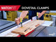 Micro Jig MATCHFIT Dovetail Clamps - Pair