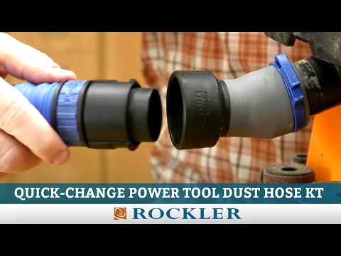 Rockler Dust Right FlexiPort Power Tool Expandable Hose Kit with Click-Connect
