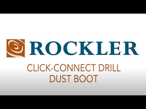 Rockler Dust Right Click-Connect Drill Dust Boot