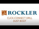 Rockler Dust Right Click-Connect Drill Dust Boot