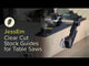 JessEm Clear Cut Stock Guides for Table Saws