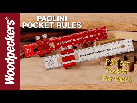 Woodpeckers Paolini Pocket Rule 150mm - Stainless Steel