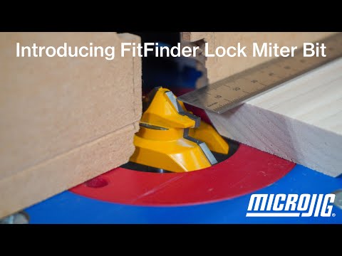 Micro Jig FitFinder Lock Mitre Bit - 1/2" Shank