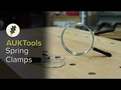 AUKTools Easy Release Spring Clamp 4" - 2 Pack