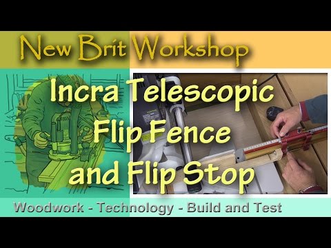 INCRA Telescoping Flip Fence 27" to 49" (Metric)