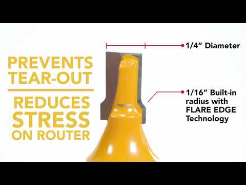 Micro Jig MATCHFIT Relief Router Bit - 1/2" Shank