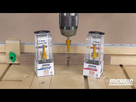 Micro Jig ZEROPLAY 2-Step Plunge Bit - 1/4" Shank