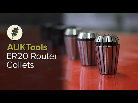 AUKTools 12mm ER20 Collet for AUKTools Routers