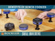Rockler Bench Cookie Plus Work Grippers - 4 Pack