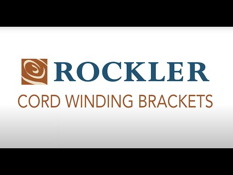 Rockler Cord Winding Brackets (2 Pack)