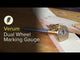 Verum Dual Wheel Marking Gauge