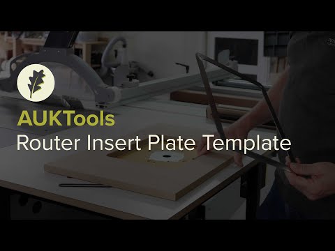 AUKTools Router Insert Plate Template