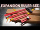 Swan Tool Group RED TAIL Ruler Set