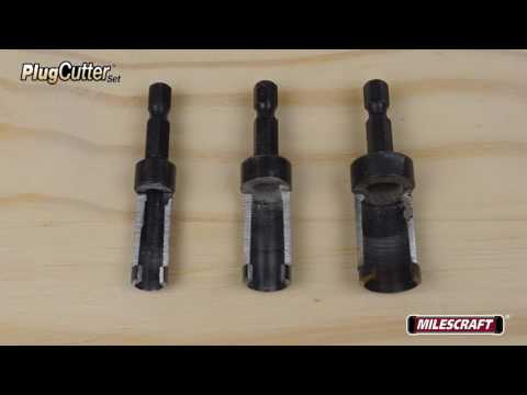 Milescraft Plug Cutters - 3 Piece Set