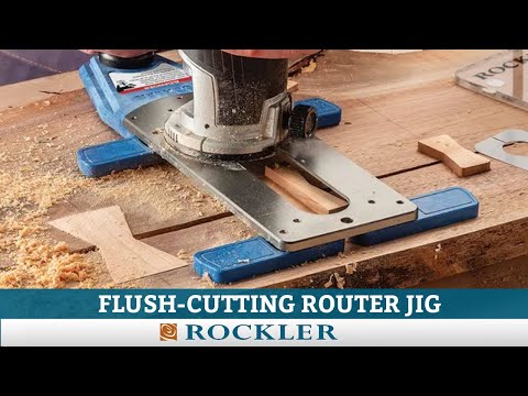Rockler Flush Cutting Router Jig